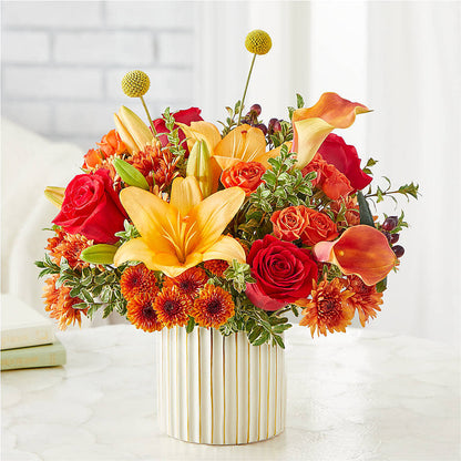 Scarlet Skies Bouquet –  Flowers By Josie, Grayling MI