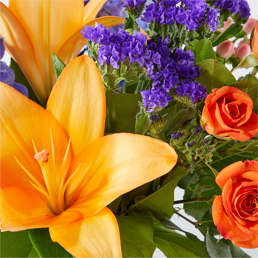 Radiant Citrus Bouquet –  Flowers By Josie, Grayling MI