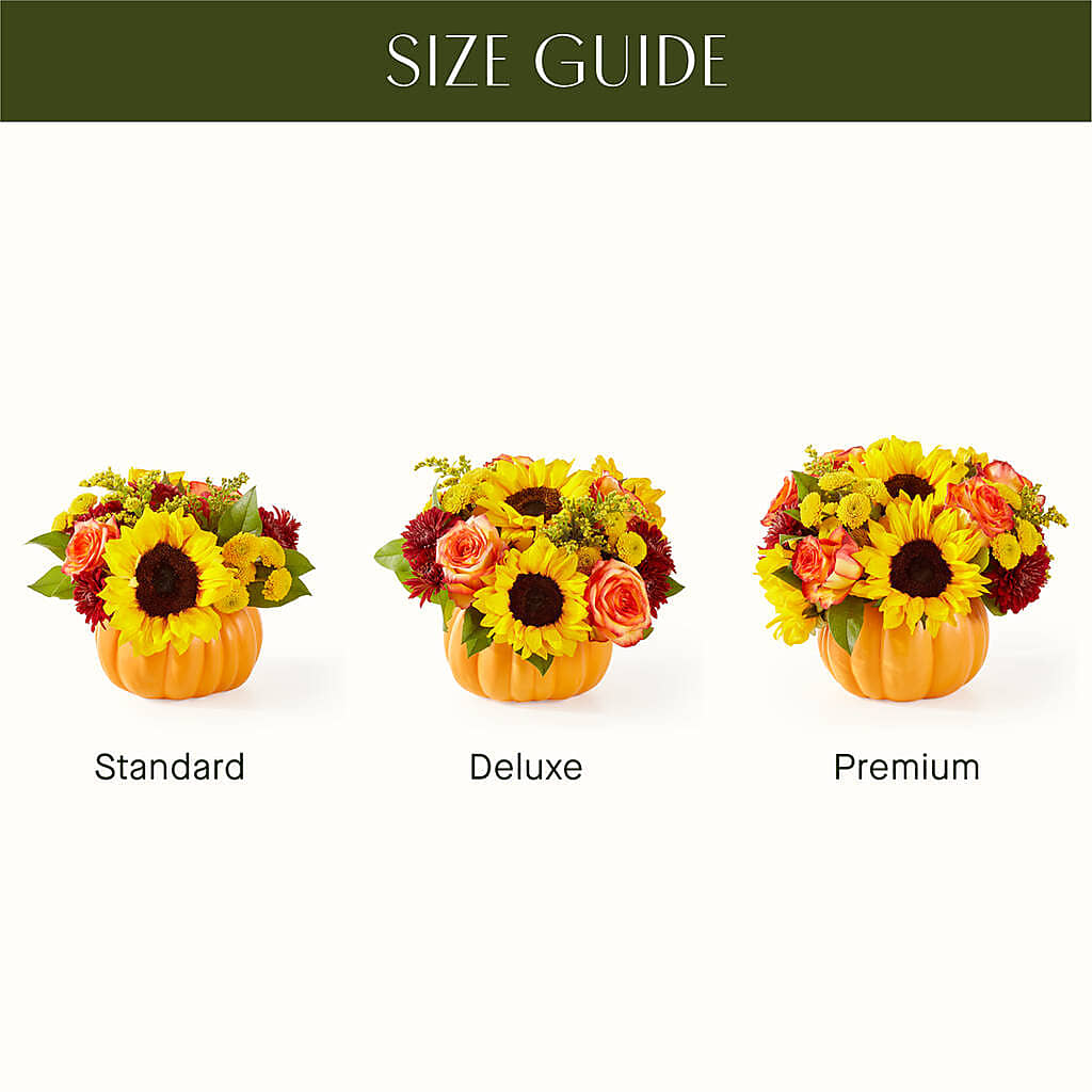 Golden Gourd Pumpkin Bouquet –  Flowers By Josie, Grayling MI