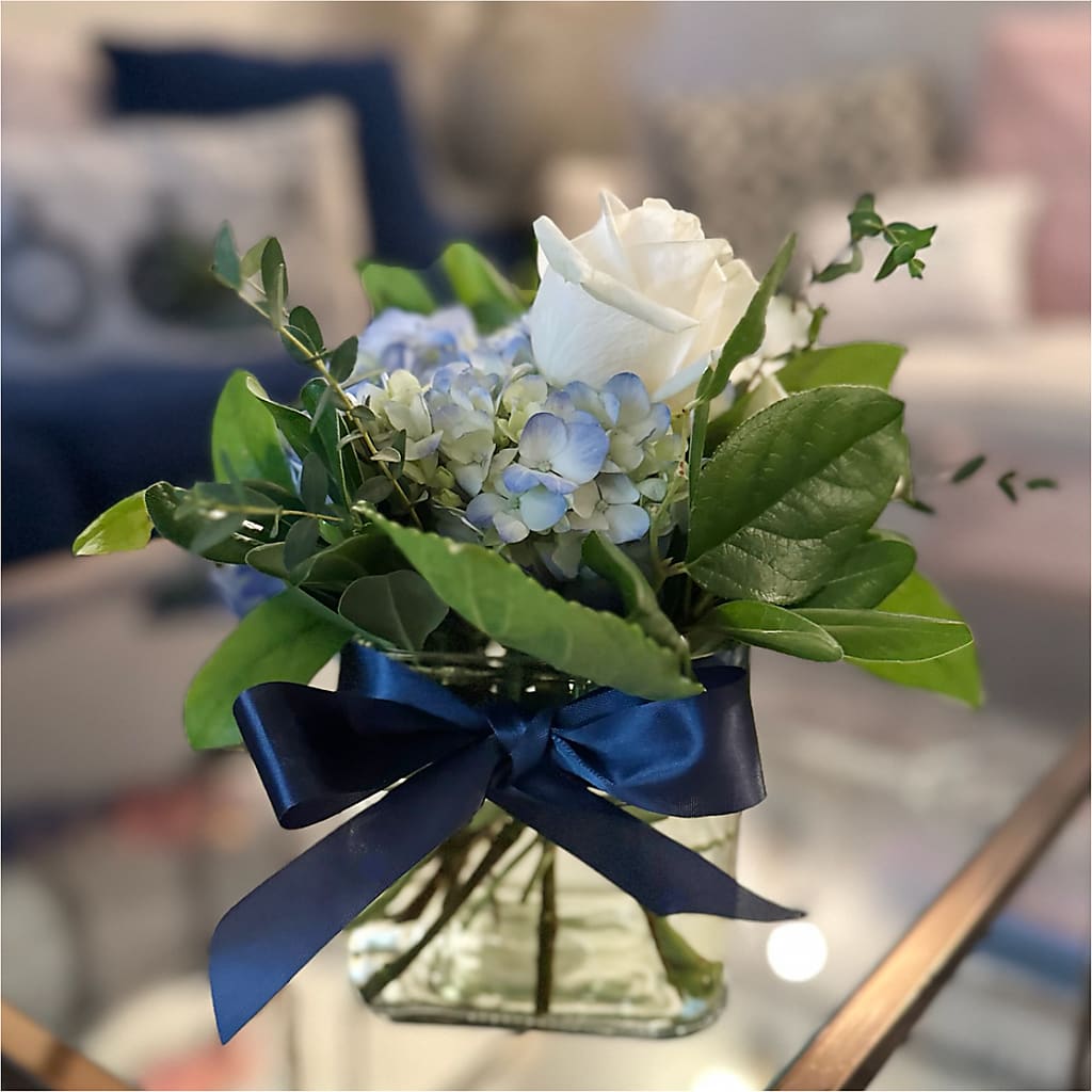 Sky Blue Delight Bouquet –  Flowers By Josie, Grayling MI