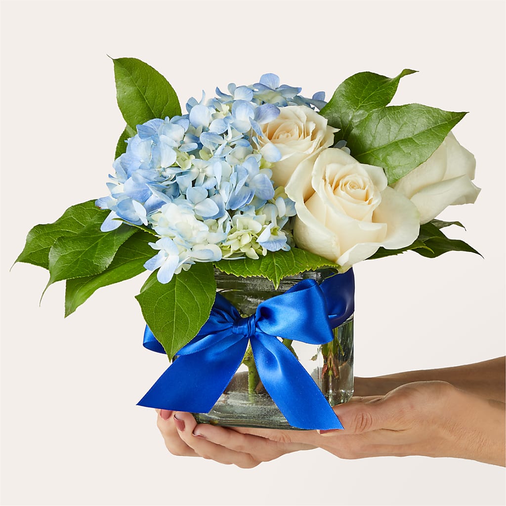 Sky Blue Delight Bouquet –  Flowers By Josie, Grayling MI