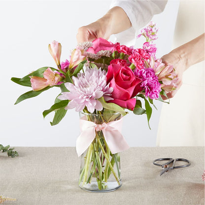 Pink Ribbon - A Florist Original –  Flowers By Josie, Grayling MI