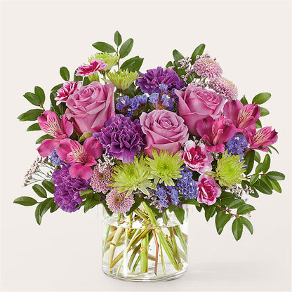 Glass Half Full Bouquet –  Flowers By Josie, Grayling MI