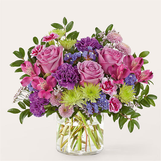 Glass Half Full Bouquet –  Flowers By Josie, Grayling MI