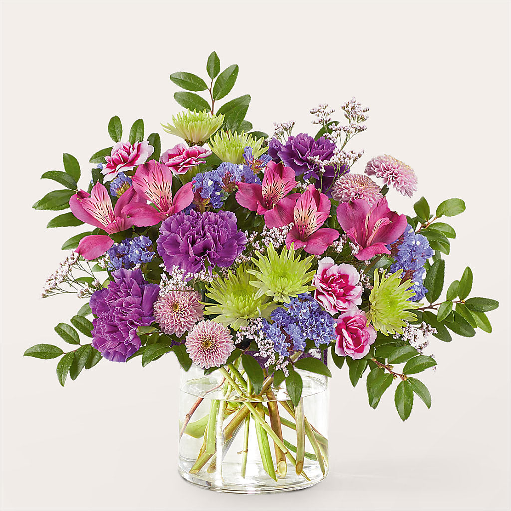 Glass Half Full Bouquet –  Flowers By Josie, Grayling MI