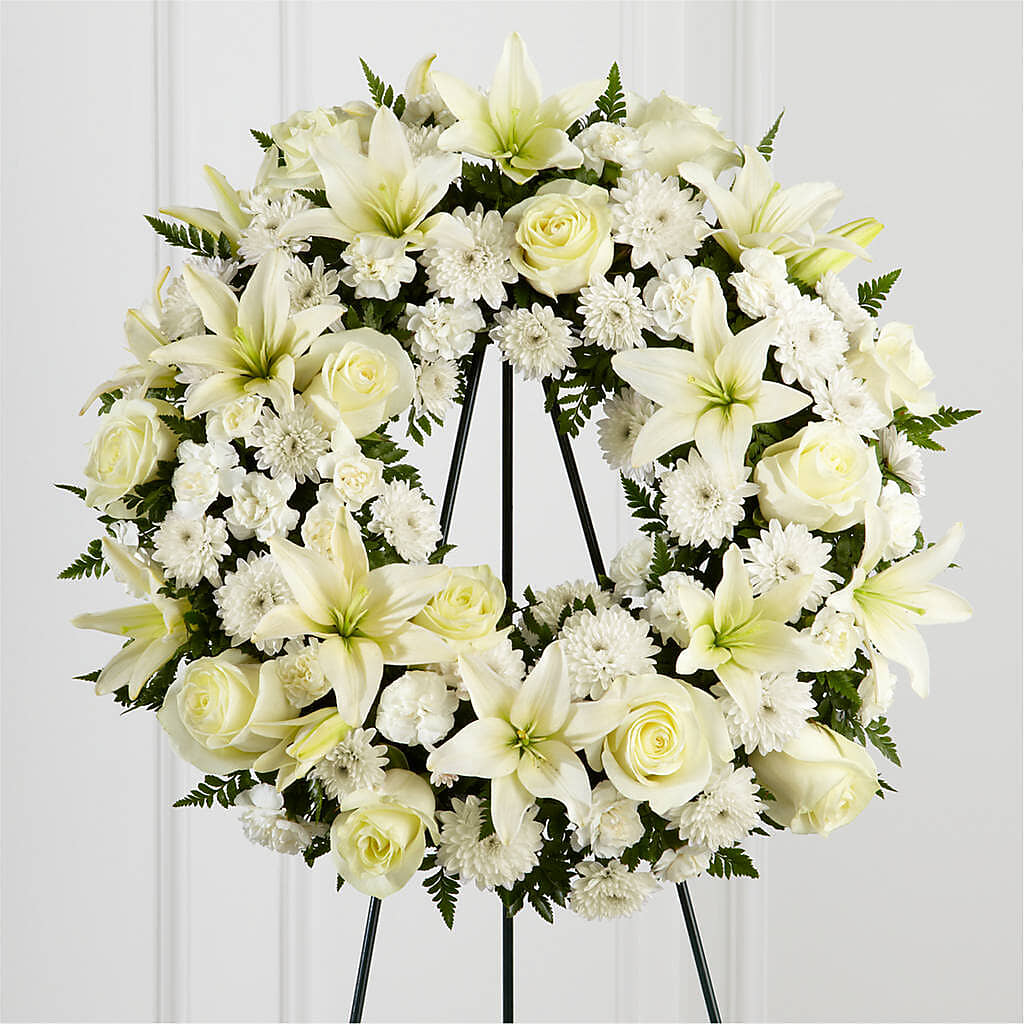 Treasured Tribute Wreath –  Flowers By Josie, Grayling MI