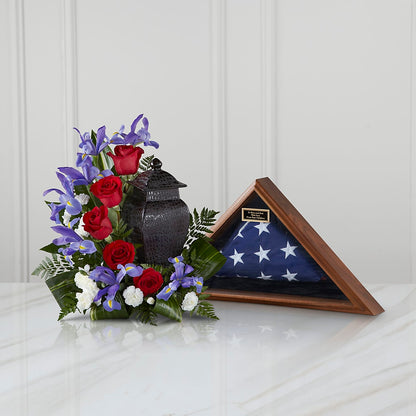 Patriotic Tribute Arrangement –  Flowers By Josie, Grayling MI