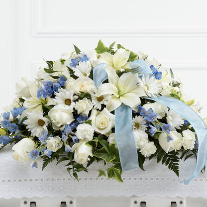 Tender Treasure Casket Spray –  Flowers By Josie, Grayling MI