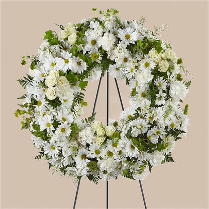 Faithful Wishes Wreath –  Flowers By Josie, Grayling MI