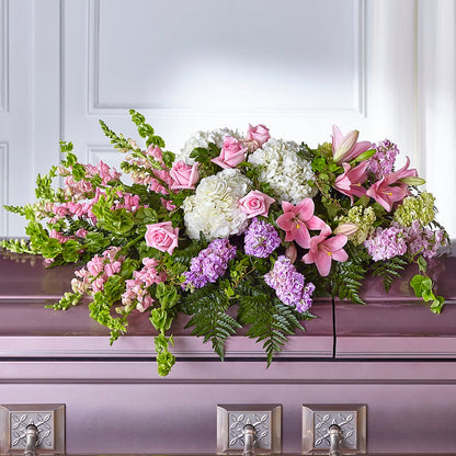 Life's Gratitude Casket Spray –  Flowers By Josie, Grayling MI