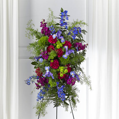 Heavenly Skies Standing Spray –  Flowers By Josie, Grayling MI