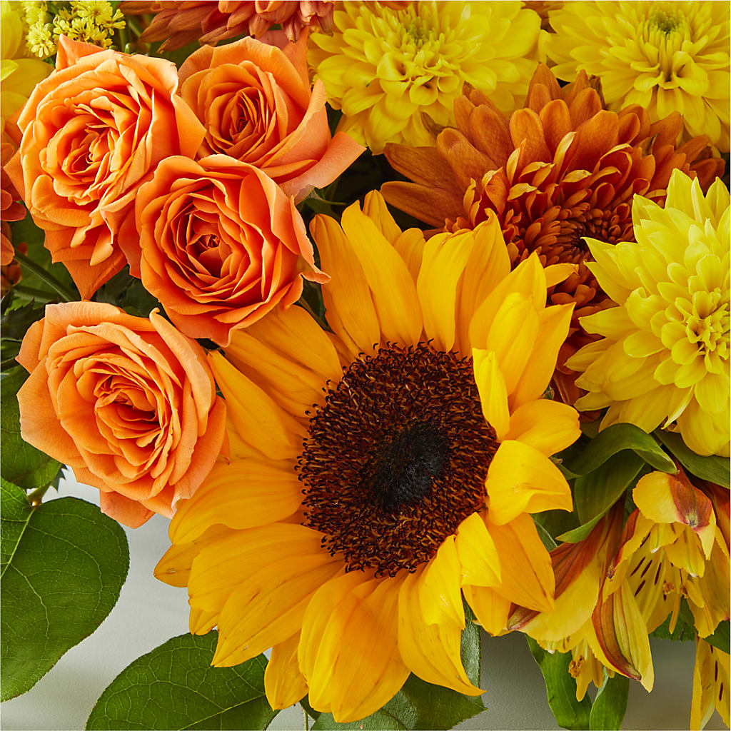 Autumn Harmony Centerpiece –  Flowers By Josie, Grayling MI