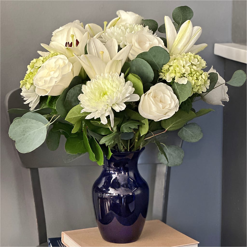 Snowy Dreams Bouquet –  Flowers By Josie, Grayling MI
