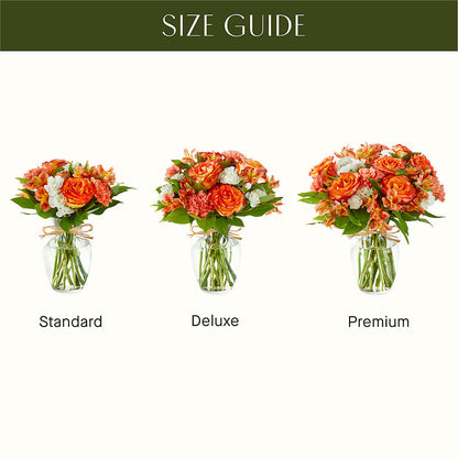 Apricot Glow Bouquet –  Flowers By Josie, Grayling MI