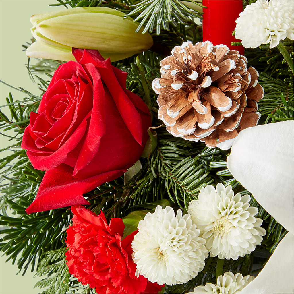Seasonal Festivities Centerpiece –  Flowers By Josie, Grayling MI