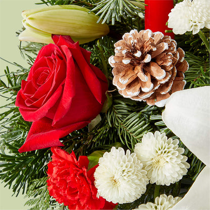 Seasonal Festivities Centerpiece –  Flowers By Josie, Grayling MI