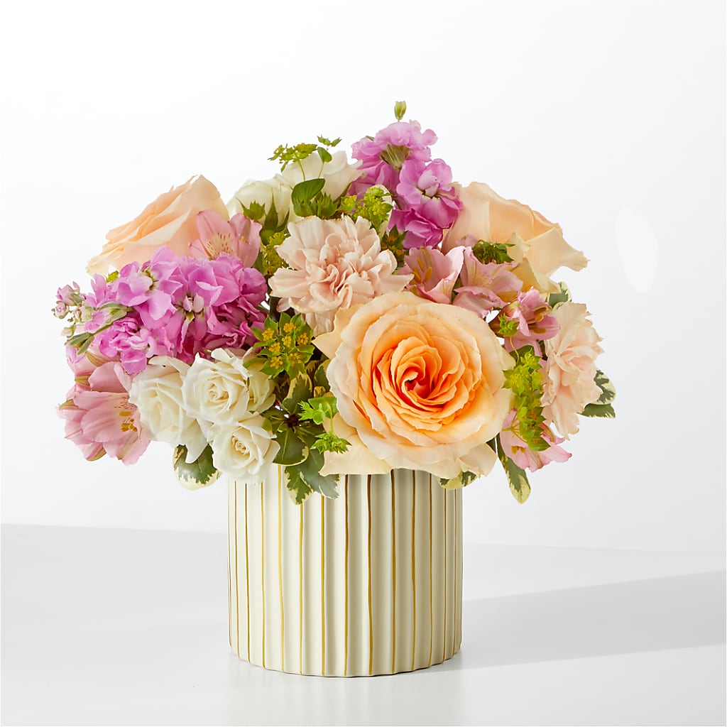 Paradise Bouquet with Ivory Vase –  Flowers By Josie, Grayling MI