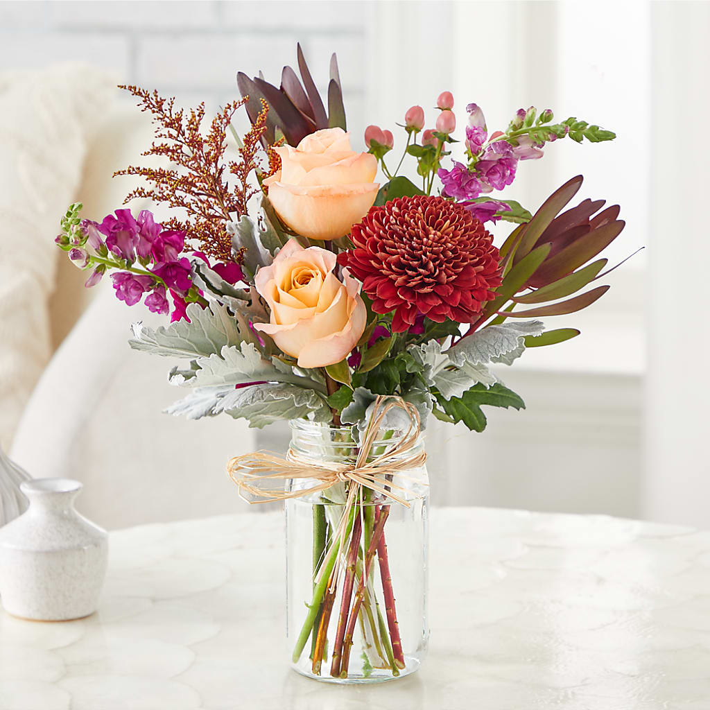 Moody Hues Bouquet –  Flowers By Josie, Grayling MI