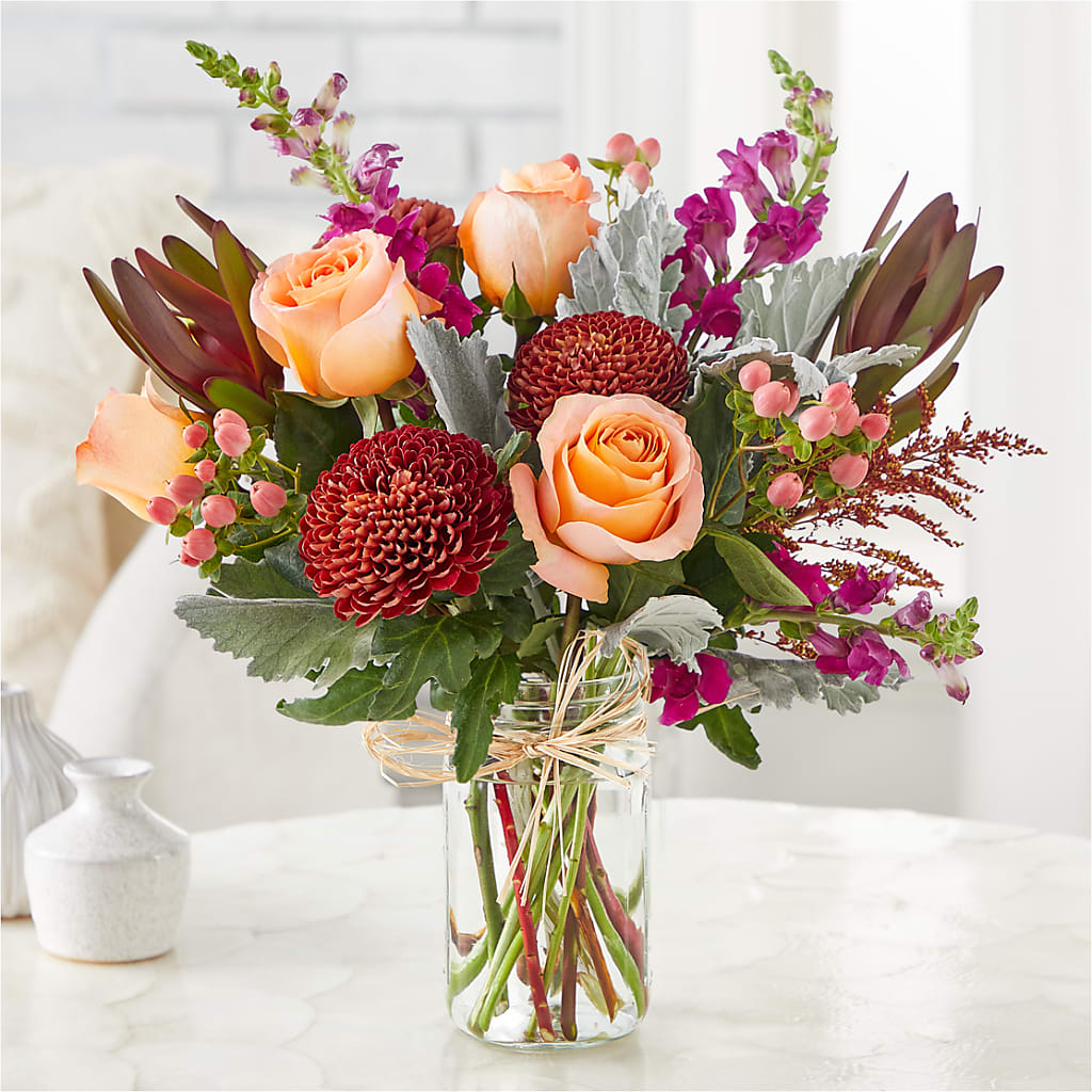 Moody Hues Bouquet –  Flowers By Josie, Grayling MI