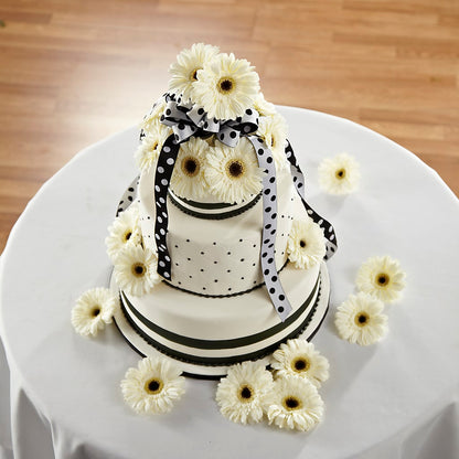 Simple Sophistication Cake Décor –  Flowers By Josie, Grayling MI