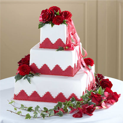 Forever Happiness Cake Decor –  Flowers By Josie, Grayling MI